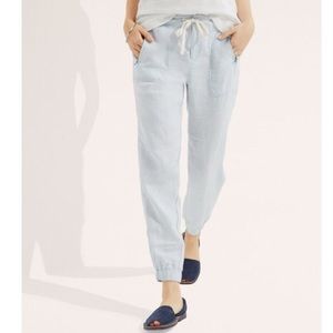Lou & Grey light blue linen pants